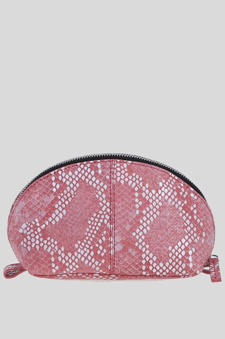 'Philippa' Real Leather Makeup Bag - Image 3
