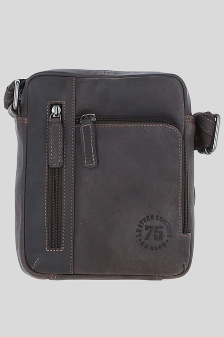 'Madrid' Compact Travel Messenger Bag With Multiple Zip Pockets And Adjustable Strap - Image 1