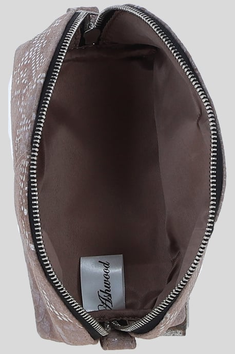 'Philippa' Real Leather Makeup Bag - Image 4
