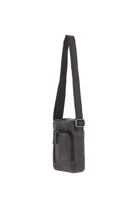 'Madrid' Compact Travel Messenger Bag With Multiple Zip Pockets And Adjustable Strap - Image 3