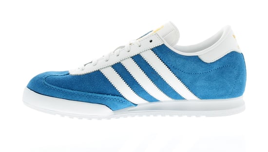 New Mens/Gents Blue/White Adidas Originals Beckenbauer Trainers - Image 3