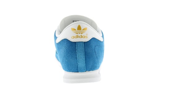 New Mens/Gents Blue/White Adidas Originals Beckenbauer Trainers - Image 4