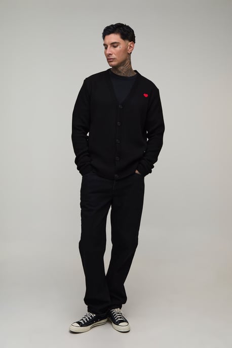 Tall Regular Fit Embroidered Knitted Cardigan - Image 4
