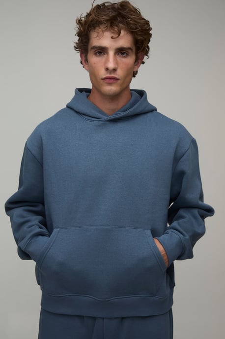 Essential Oversized Boxy Over The Head Hoodie - Image 1