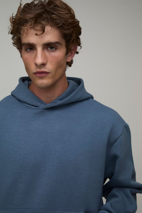 Essential Oversized Boxy Over The Head Hoodie - Image 3