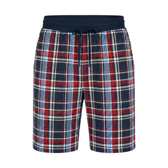 Phil & Co Heren korte pyjamabroeken 2-pack blauw/rood geruit - Image 3