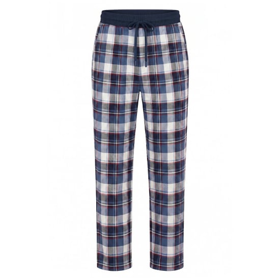 Phil & Co Heren lange pyjamabroeken 2-pack blauw geruit - Image 4