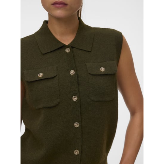 Vero Moda Vmbrisa mouwloze polo vest - Image 2