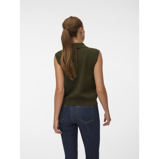 Vero Moda Vmbrisa mouwloze polo vest - Image 3