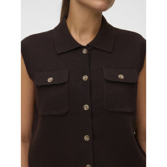 Vero Moda Brisa mouwloos polo vest - Image 3
