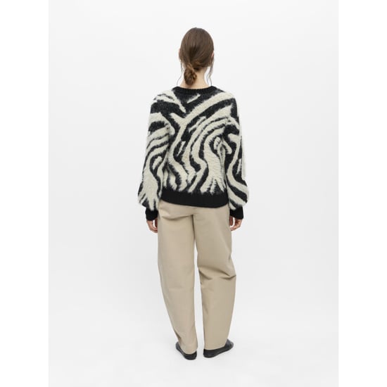 Object Moline zebra print knit trui - Image 2