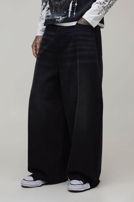 Tall Drop Crotch Baggy Fit Jeans - Image 1