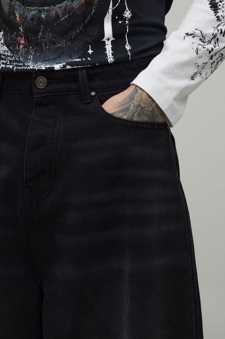 Tall Drop Crotch Baggy Fit Jeans - Image 3