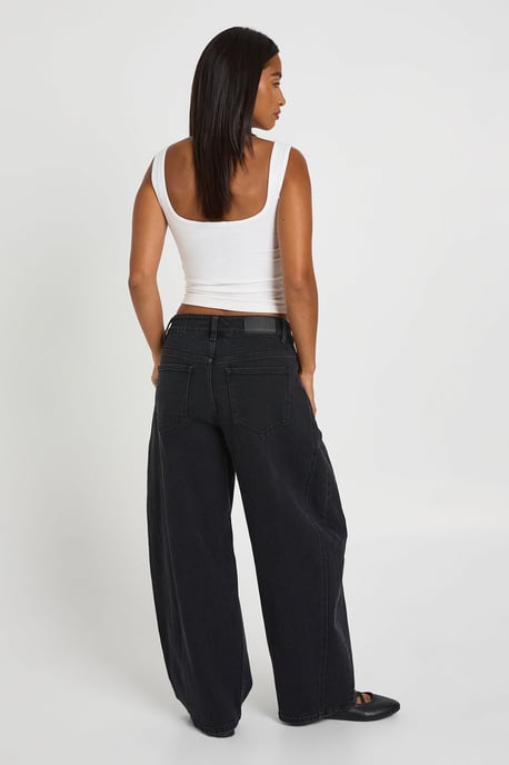 The Petite Mid Waist Barrel Jean - Image 2