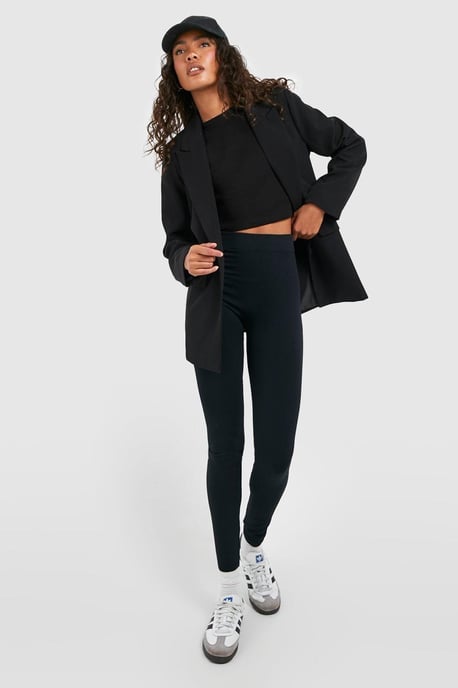 Tall High Waisted Fleece Lined Leggings - Image 1