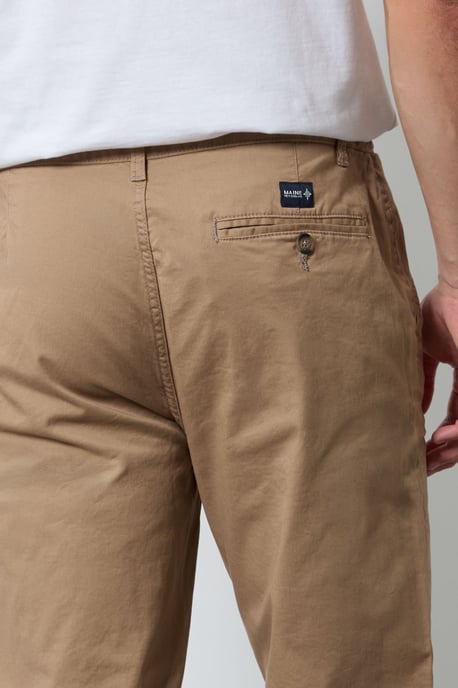 Stone Premium Slim Fit Chino Trousers - Image 2