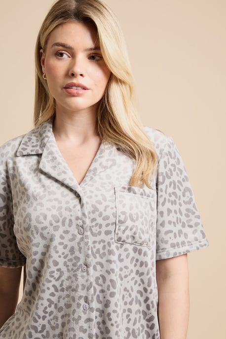 Animal Nightwear Velour Short Set Co-Ord - Image 2