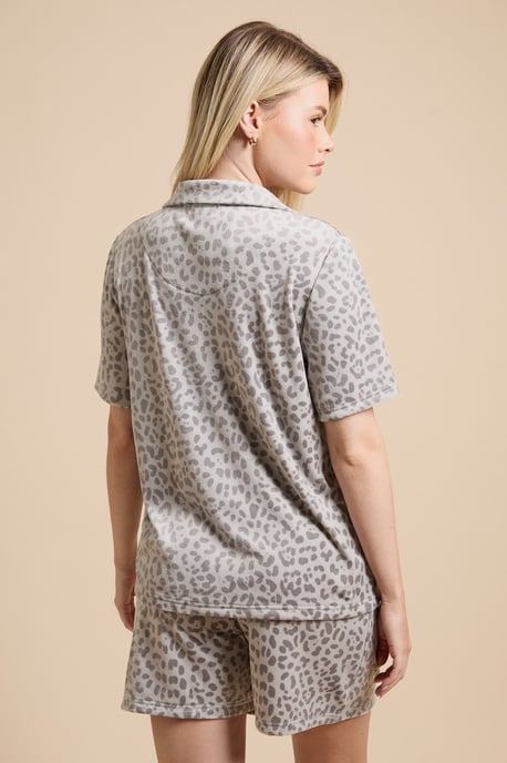 Animal Nightwear Velour Short Set Co-Ord - Image 3