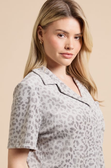 Animal Nightwear Velour Short Set Co-Ord - Image 4