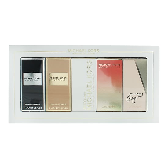 MICHAEL KORS COFFRET SET - 4x5ml - GORGEOUS + WONDERLUST +  SEXY AMBER + POUR FEMME + POUR HOMME - Image 3