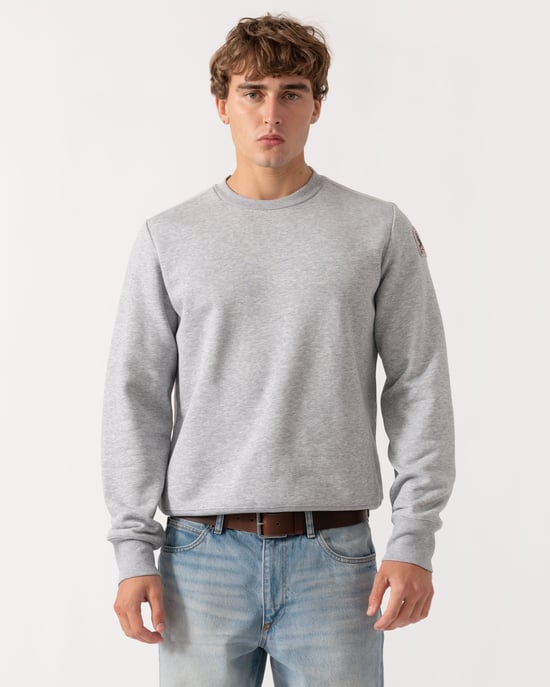 Long Sleeve Sweatshirt in Light Grey - Image 1