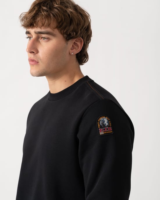 Long Sleeve Sweatshirt in Black - Image 4