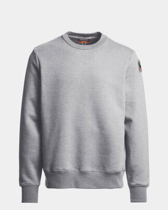 Long Sleeve Sweatshirt in Light Grey - Image 2
