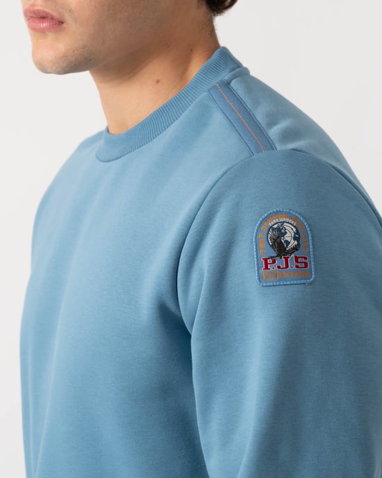 Long Sleeve Sweatshirt in Light Blue - Image 5