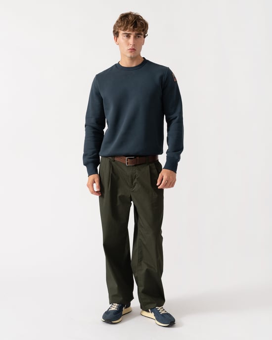 Long Sleeve Sweatshirt in Dark Green - Image 5