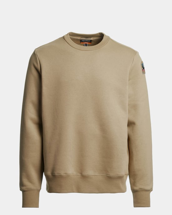 Long Sleeve Sweatshirt in Taupe - Image 2