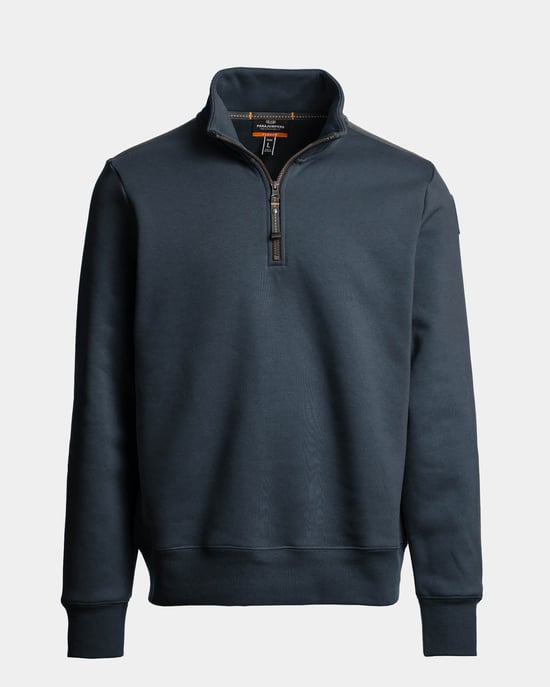 Long Sleeve Sweatshirt in Dark Blue - Image 2