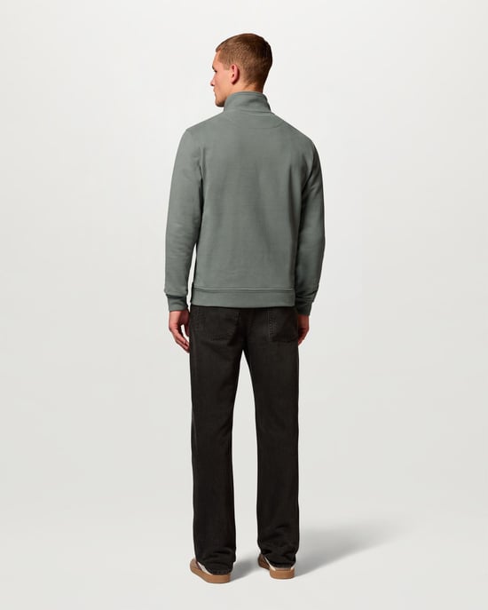 Long Sleeve Logo Detail Sweatshirt in Grey - Image 2