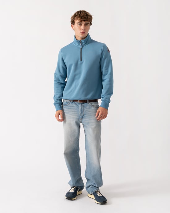 Long Sleeve Sweatshirt in Light Blue - Image 1