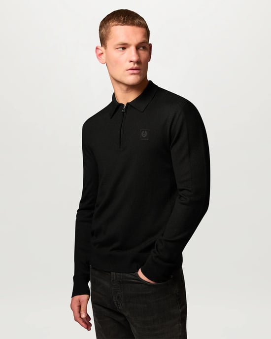 Long Sleeve Jumper in Black - Image 2