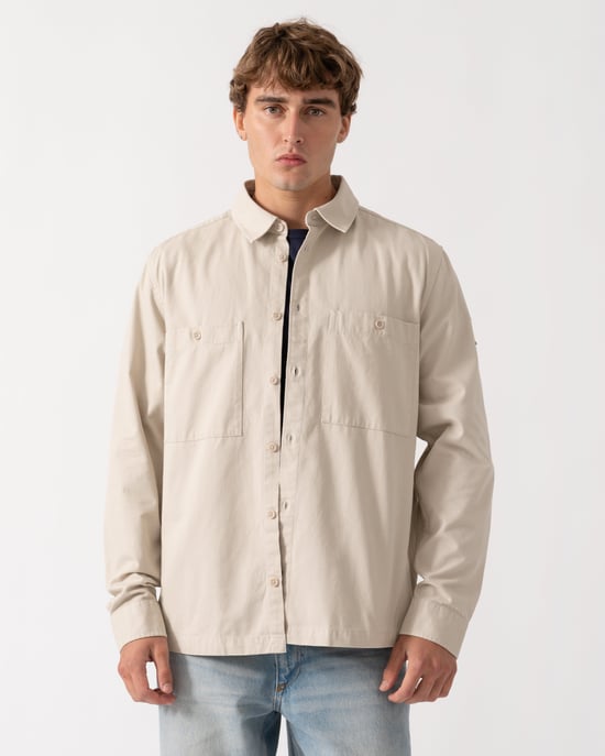 Long Sleeve Shirt in Ecru - Image 1