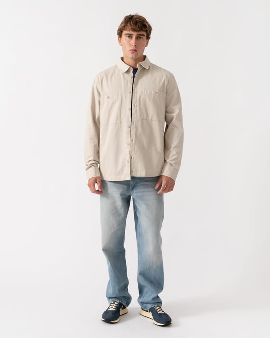 Long Sleeve Shirt in Ecru - Image 4