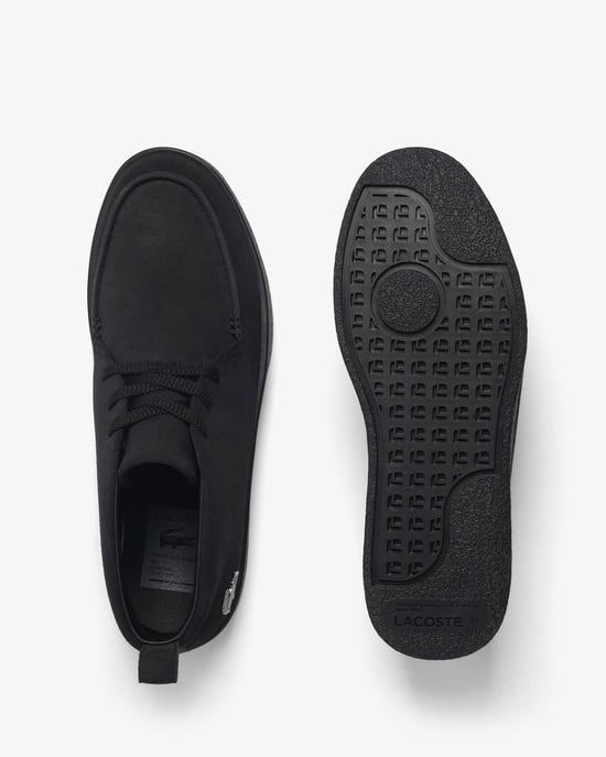 Logo Detail Boots in Black - Image 3