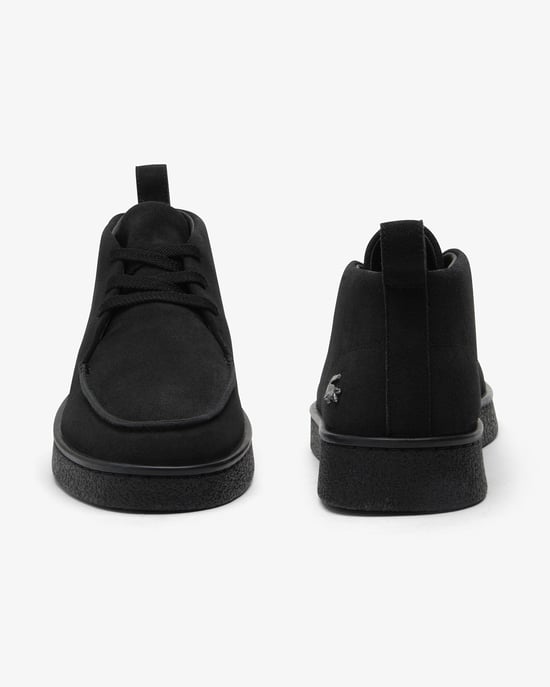 Logo Detail Boots in Black - Image 5