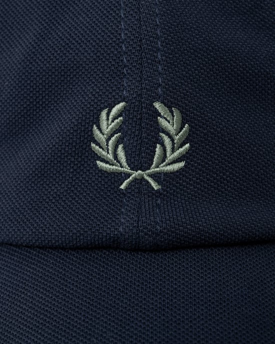 Logo Detail Cap in Navy - Image 4