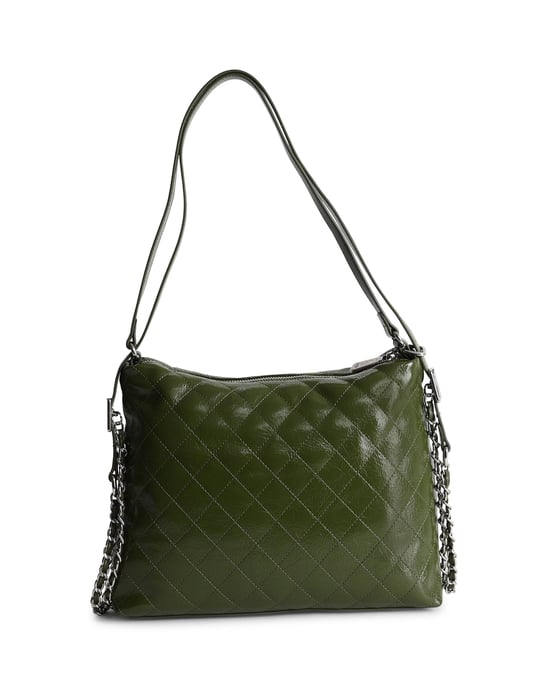 Valentino Womens Shoulder Bag Green - Image 3