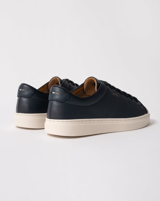 Logo Detail Trainers in Dark Blue - Image 2