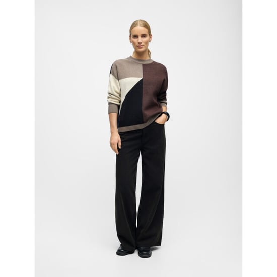 Object objray lo l/s knit pullover aop noo 23044642 morel - Image 3