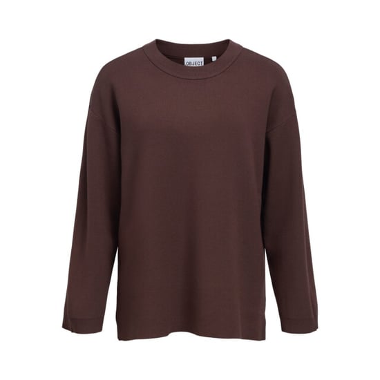 Object objreynard l/s lo knit pullover noo 23049287 seal brown - Image 1