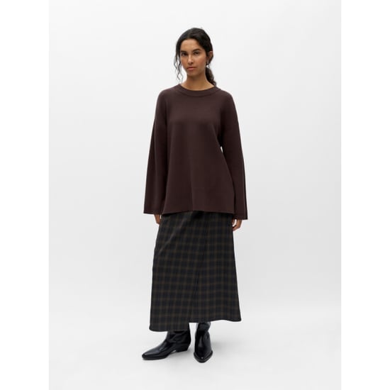 Object objreynard l/s lo knit pullover noo 23049287 seal brown - Image 2
