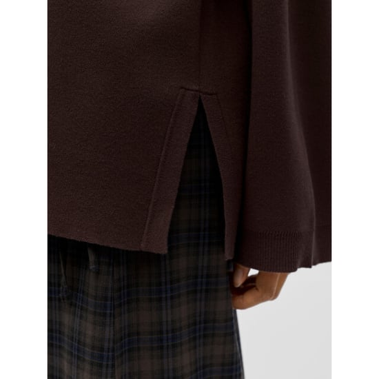 Object objreynard l/s lo knit pullover noo 23049287 seal brown - Image 4