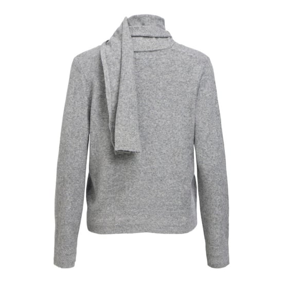 Object objchuma l/s lo knit scarf pullover 23049644 light grey - Image 4