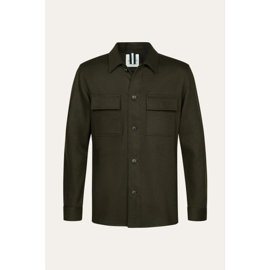 Profuomo knitted overshirt ppxf30001c z3 dark green - Image 1