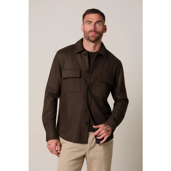 Profuomo knitted overshirt ppxf30001c z3 dark green - Image 2