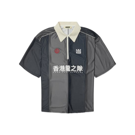 Woodbird hiro sport zip polo 2636-413 slate blue - Image 1