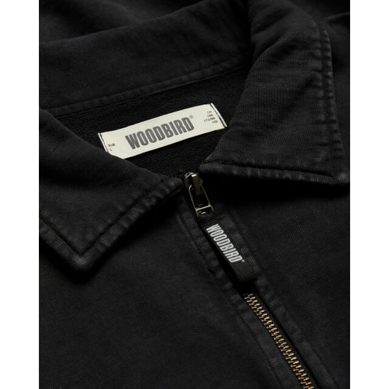 Woodbird loke washed zip polo 2636-610 black - Image 6